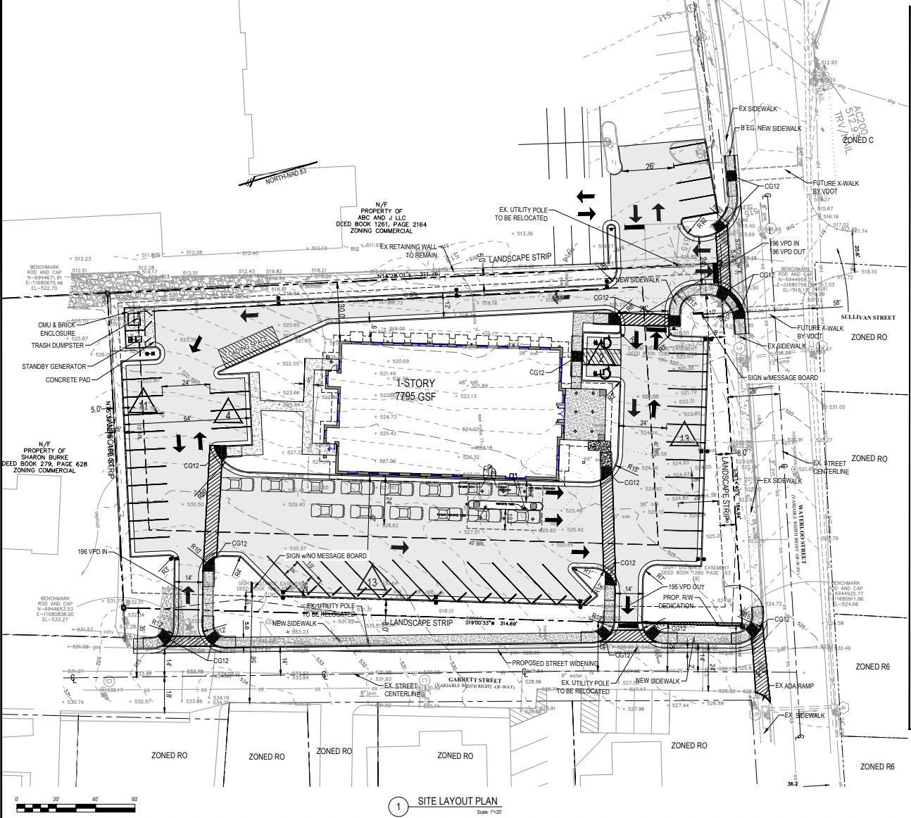 Oak View Bank site layout plan